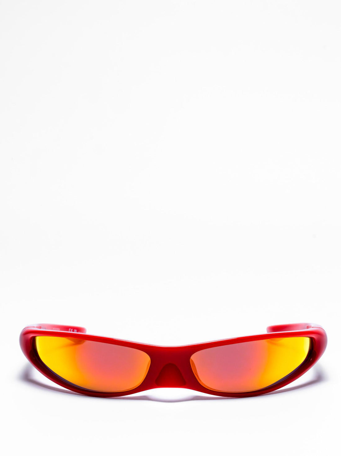 BB0383S 005 | RED | WRAPAROUND SUNGLASSES