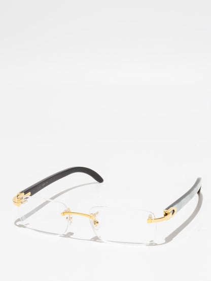 CARTIER | CT0046O 001 | C DÉCOR | BUFFALO HORN EYEGLASSES