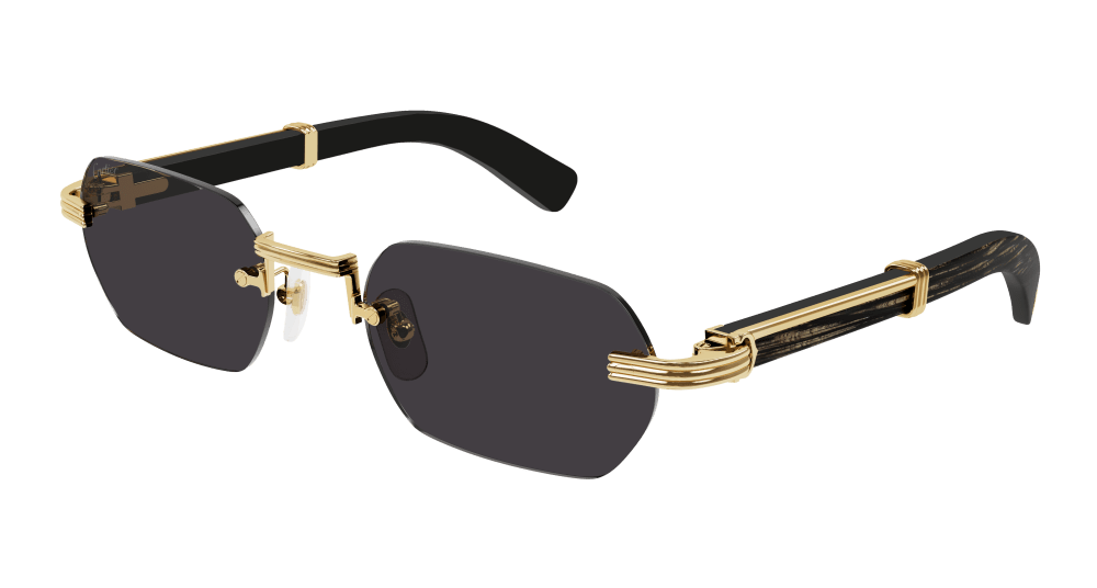 CARTIER PREMIERE DE CARTIER BUFFALO HORN SUNGLASSES CT0362S 001