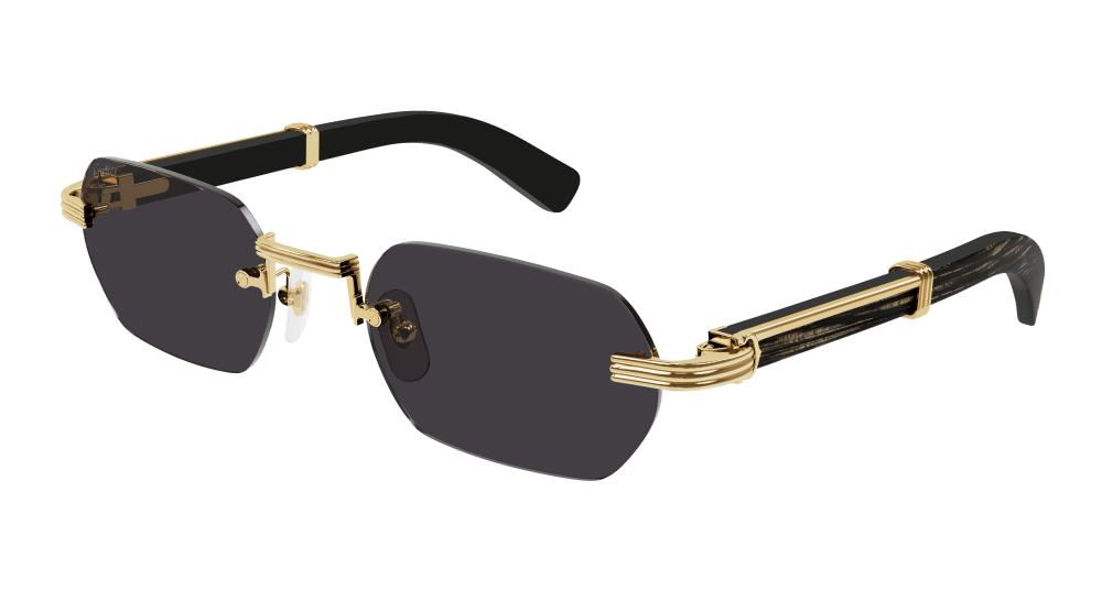 CT0362S 001 PREMIÈRE DE CARTIER BUFFALO HORN SUNGLASSES