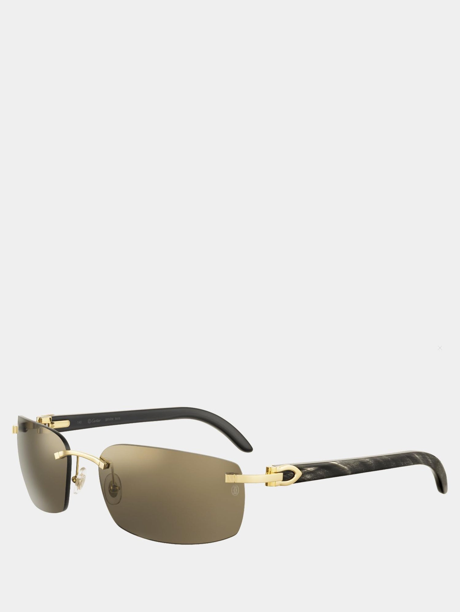CT0046S 003 C DÉCOR BUFFALO HORN SUNGLASSES