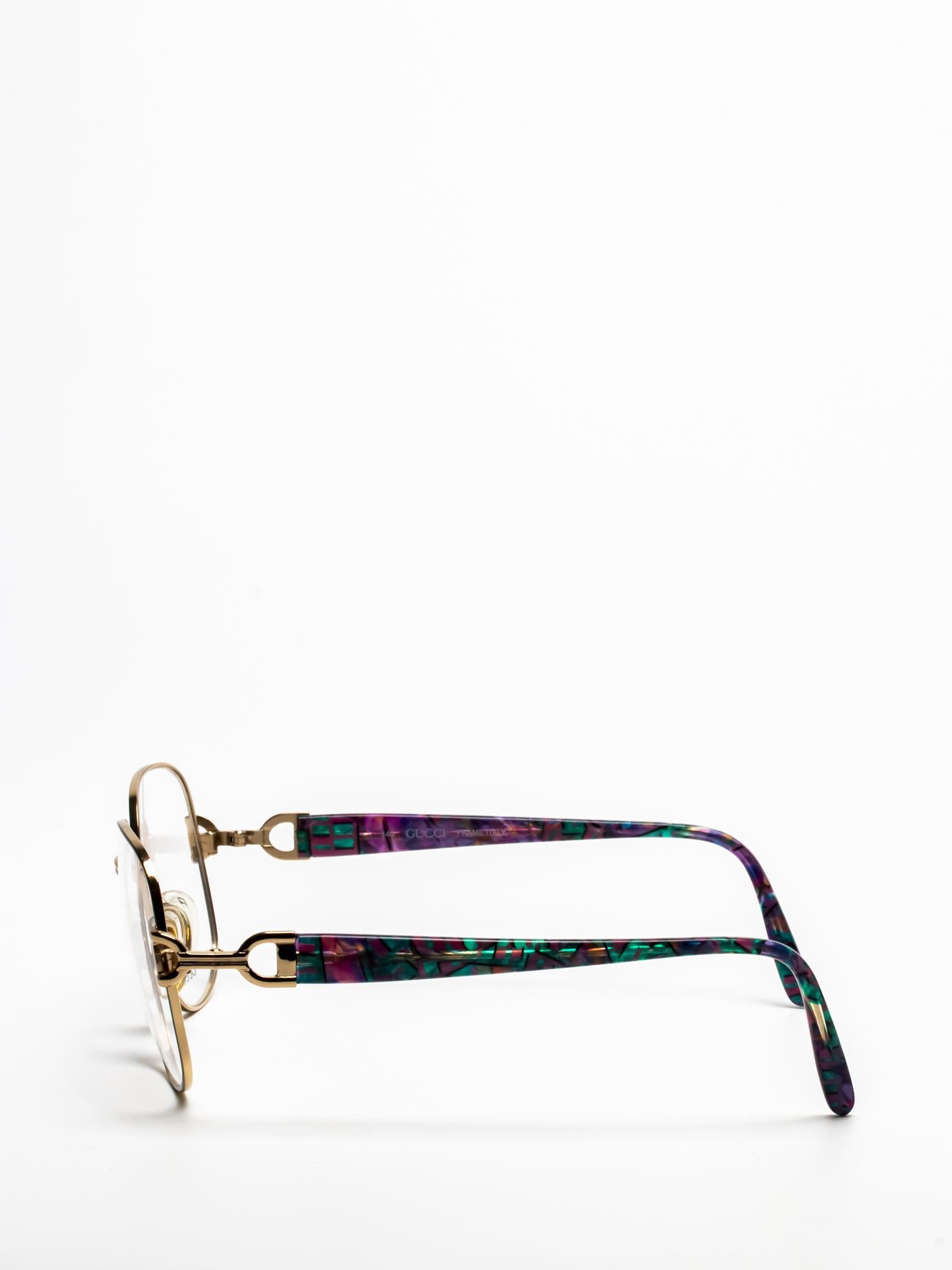 GG 2364 HF4 | GREEN | CIRCLE EYEGLASSES