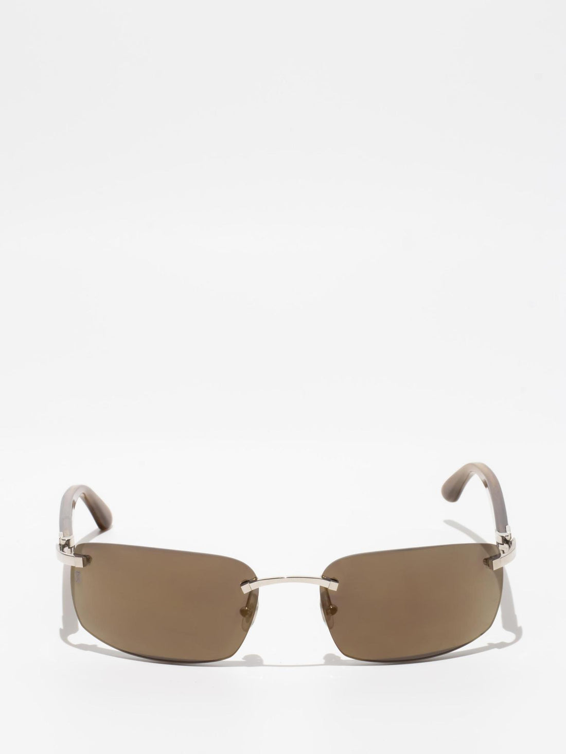 CT0046S 002 C DÉCOR BUFFALO HORN SUNGLASSES