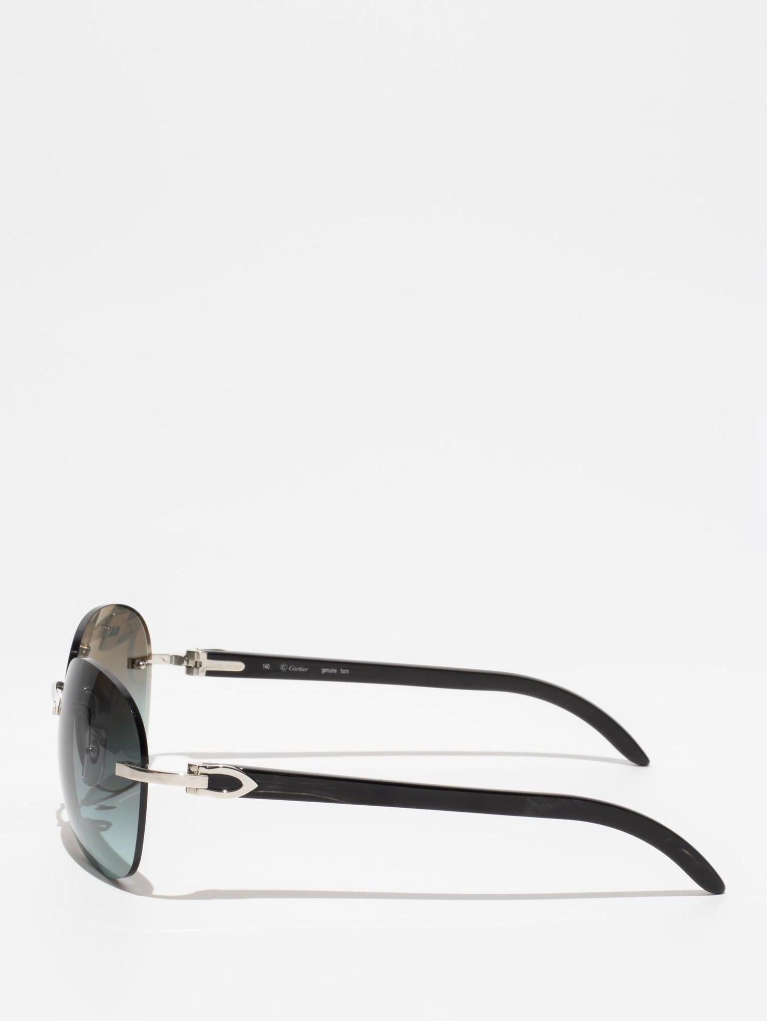 CARTIER | CT0025RS 001 | C DÉCOR | BUFFALO HORN SUNGLASSES