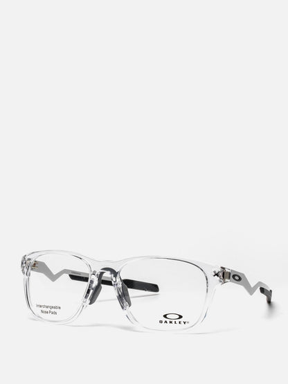 CEREBRAL POLISHED CLEAR OVAL EYEGLASSES
