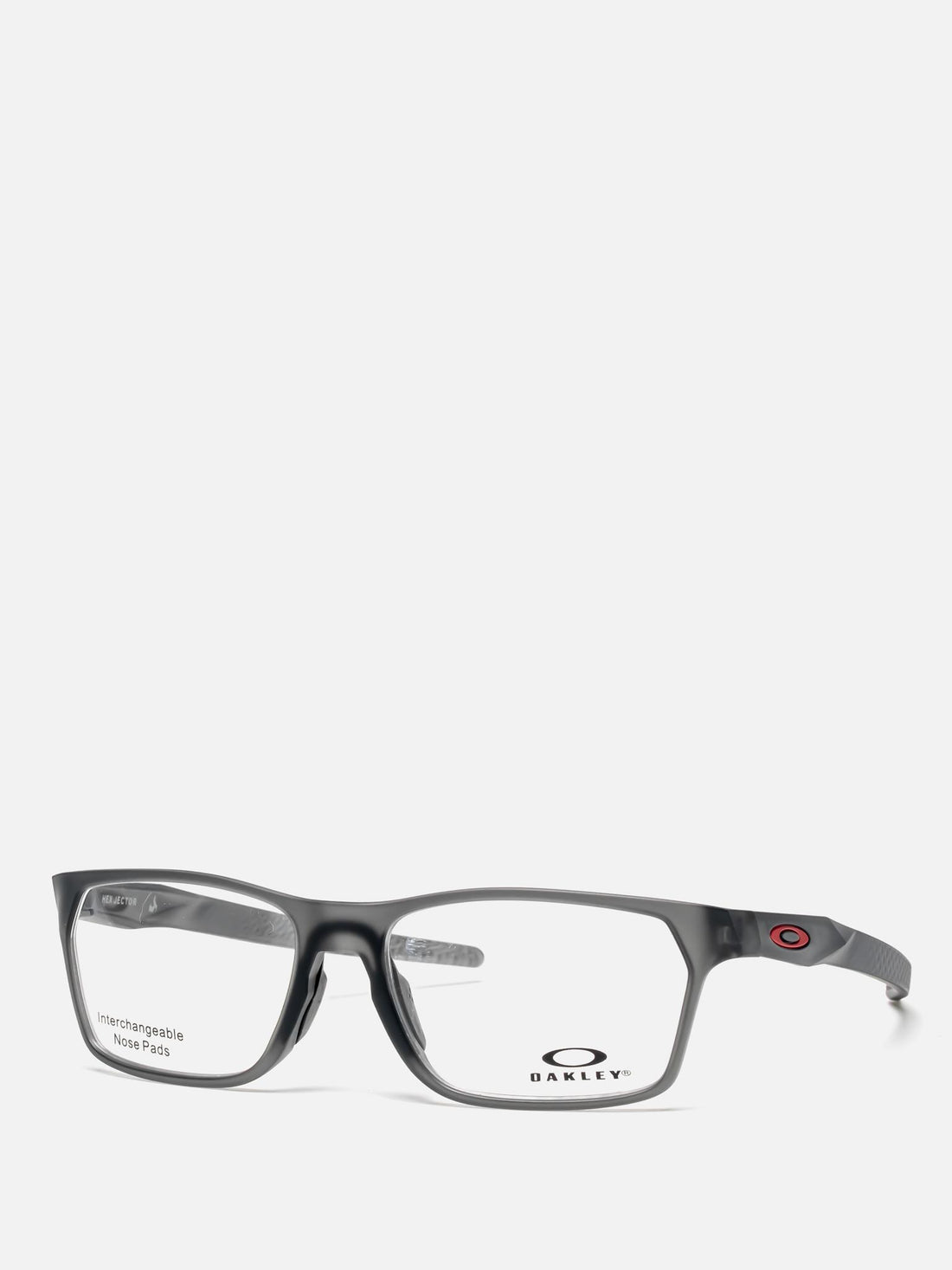 HEX JECTOR SATIN GREY SMOKE OX8032-0255 RECTANGULAR EYEGLASSES