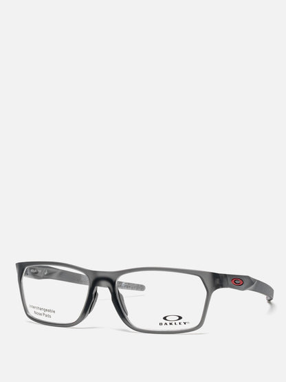 HEX JECTOR SATIN GREY SMOKE OX8032-0255 RECTANGULAR EYEGLASSES