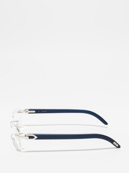 CARTIER | CT0052O 007 | C DÉCOR | WOOD EYEGLASSES