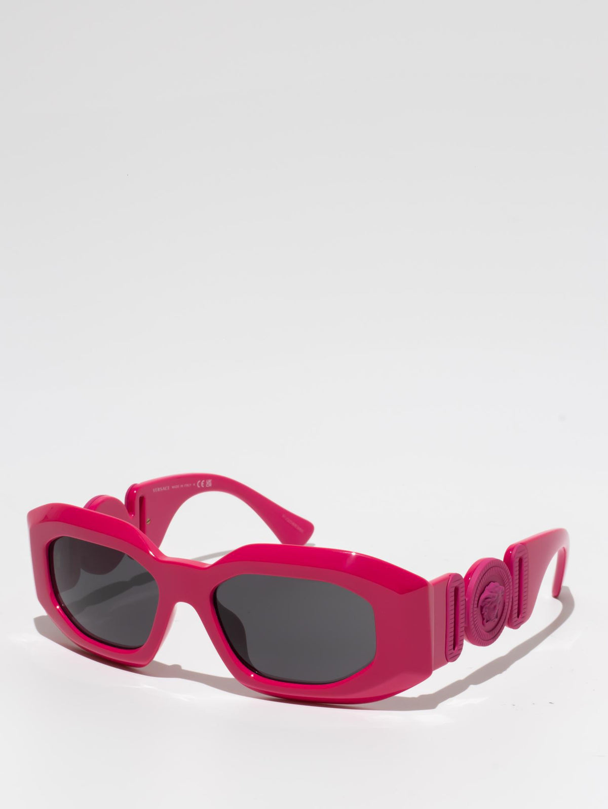 Versace Medusa Biggie Sunglasses - Pink Medusa biggie sunglasses Versace Pink in Metal - 46104119 main image 2