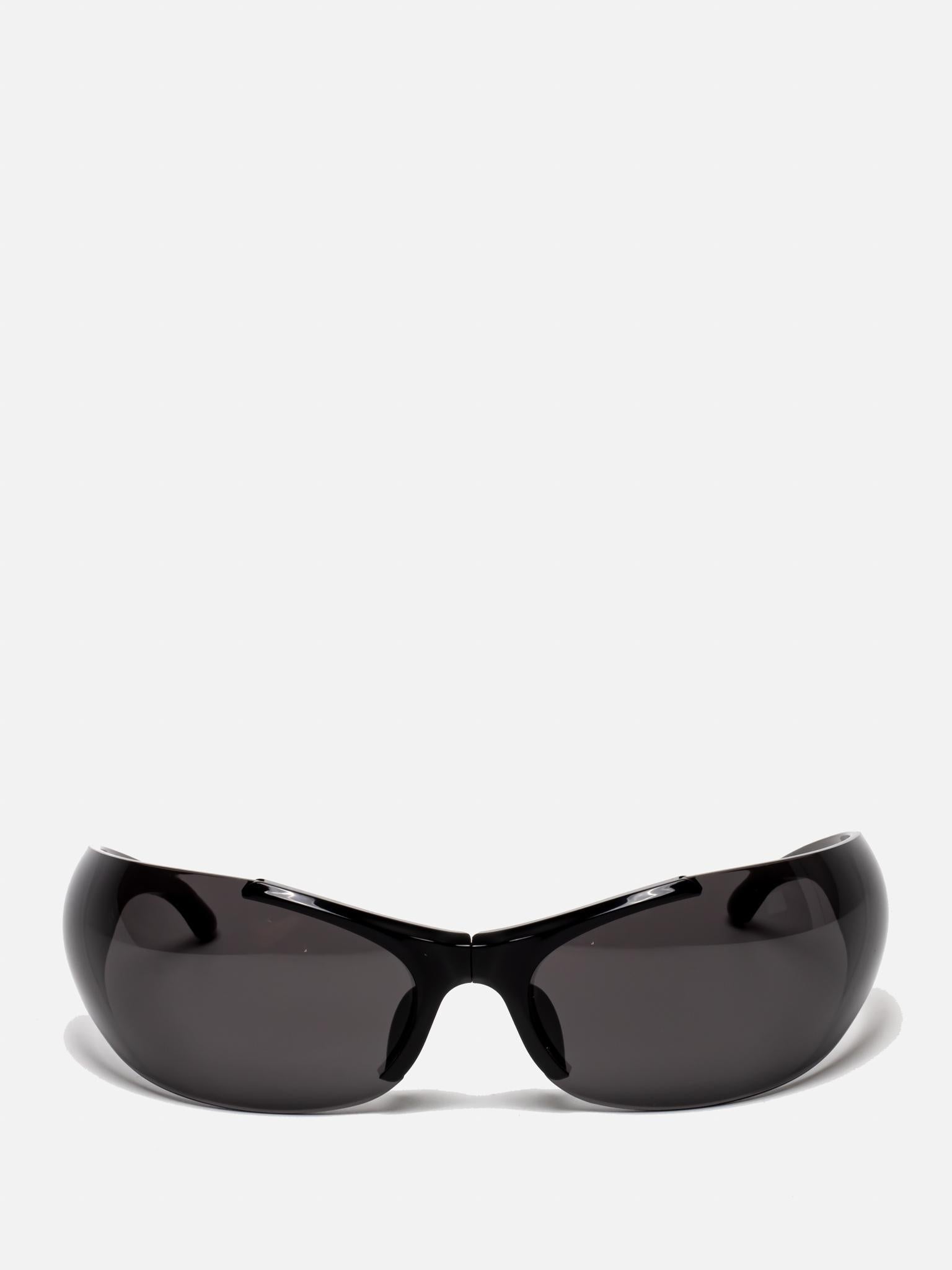 BB0454S 001 BLACK WRAP SUNGLASSES