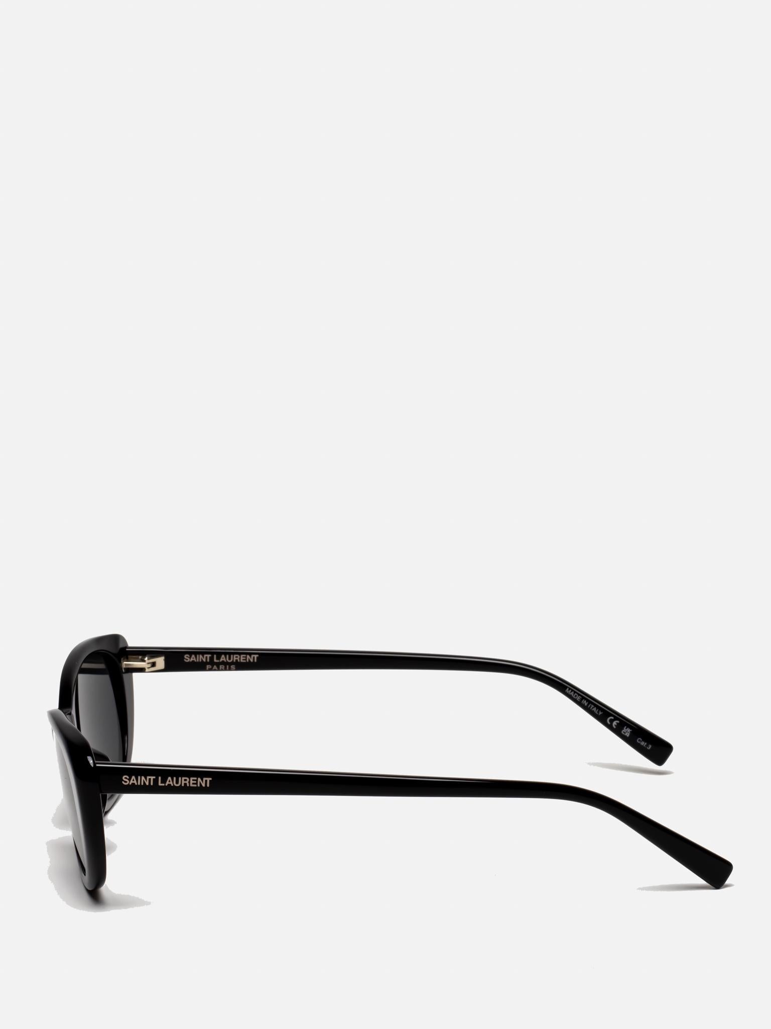 SL 822 001 | BLACK | OVAL SUNGLASSES