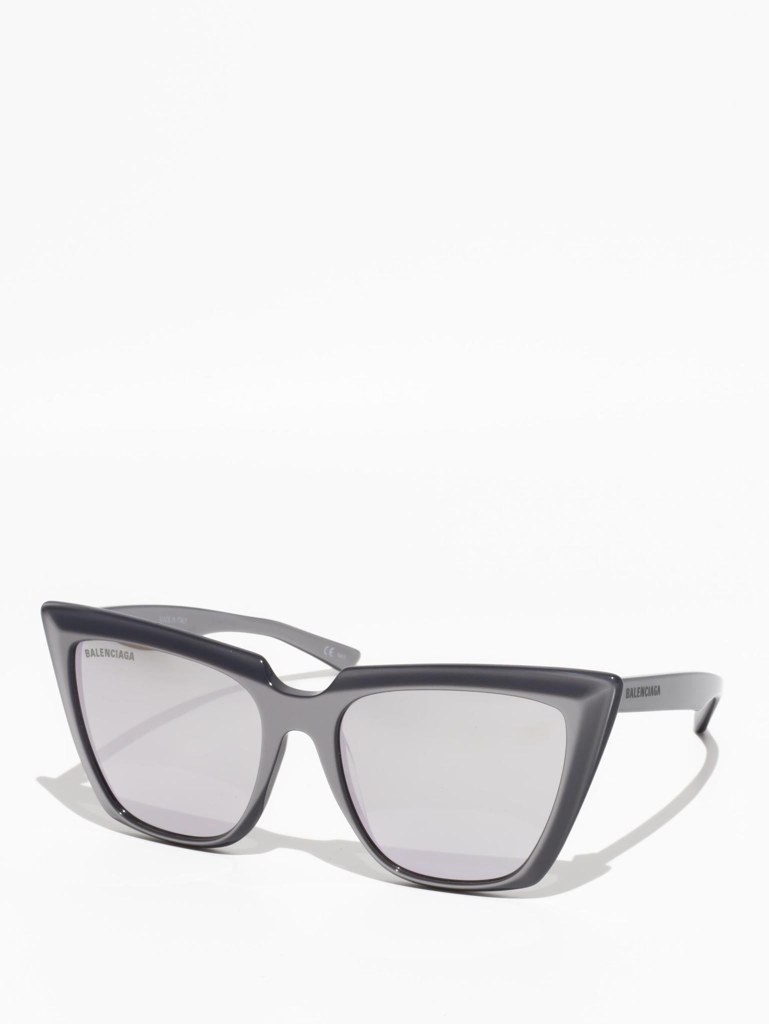 BALENCIAGA | SQUARE CAT SUNGLASSES | VIOLET | BB0046S 006