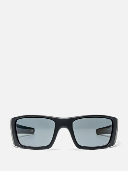FUEL CELL MATTE BLACK OVAL SUNGLASSES