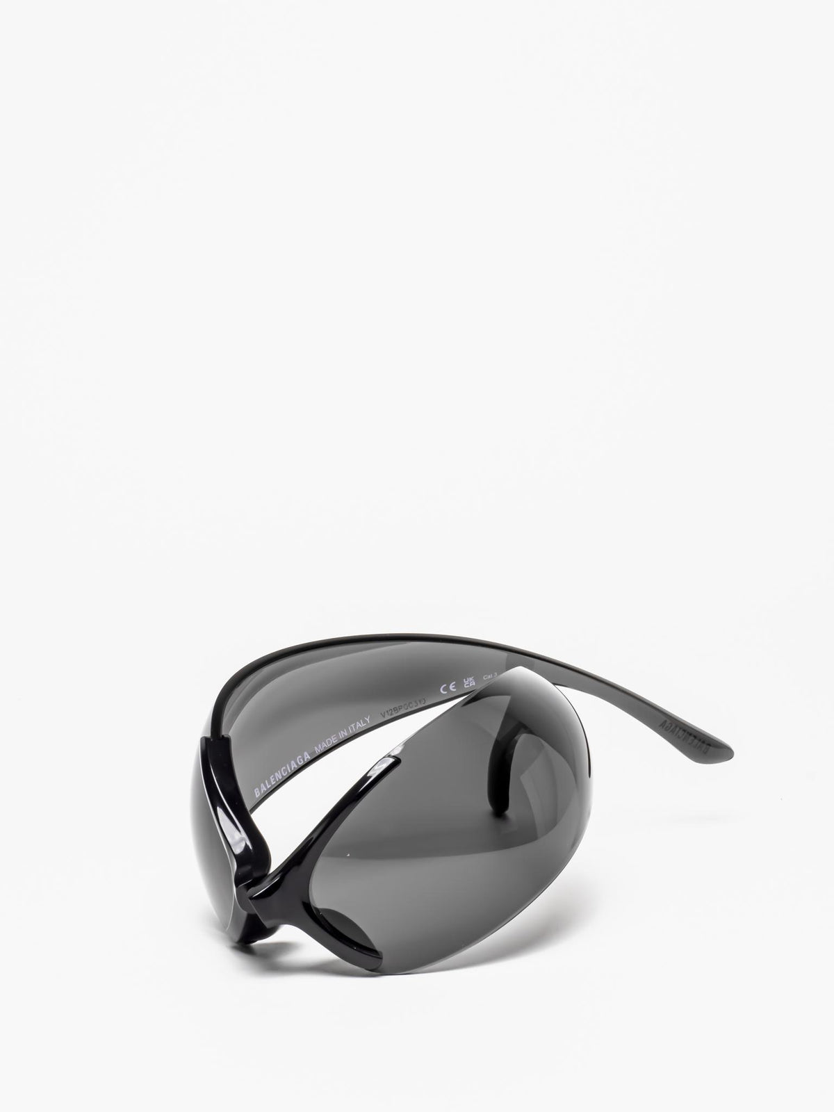 BB0454S 001 BLACK WRAP SUNGLASSES
