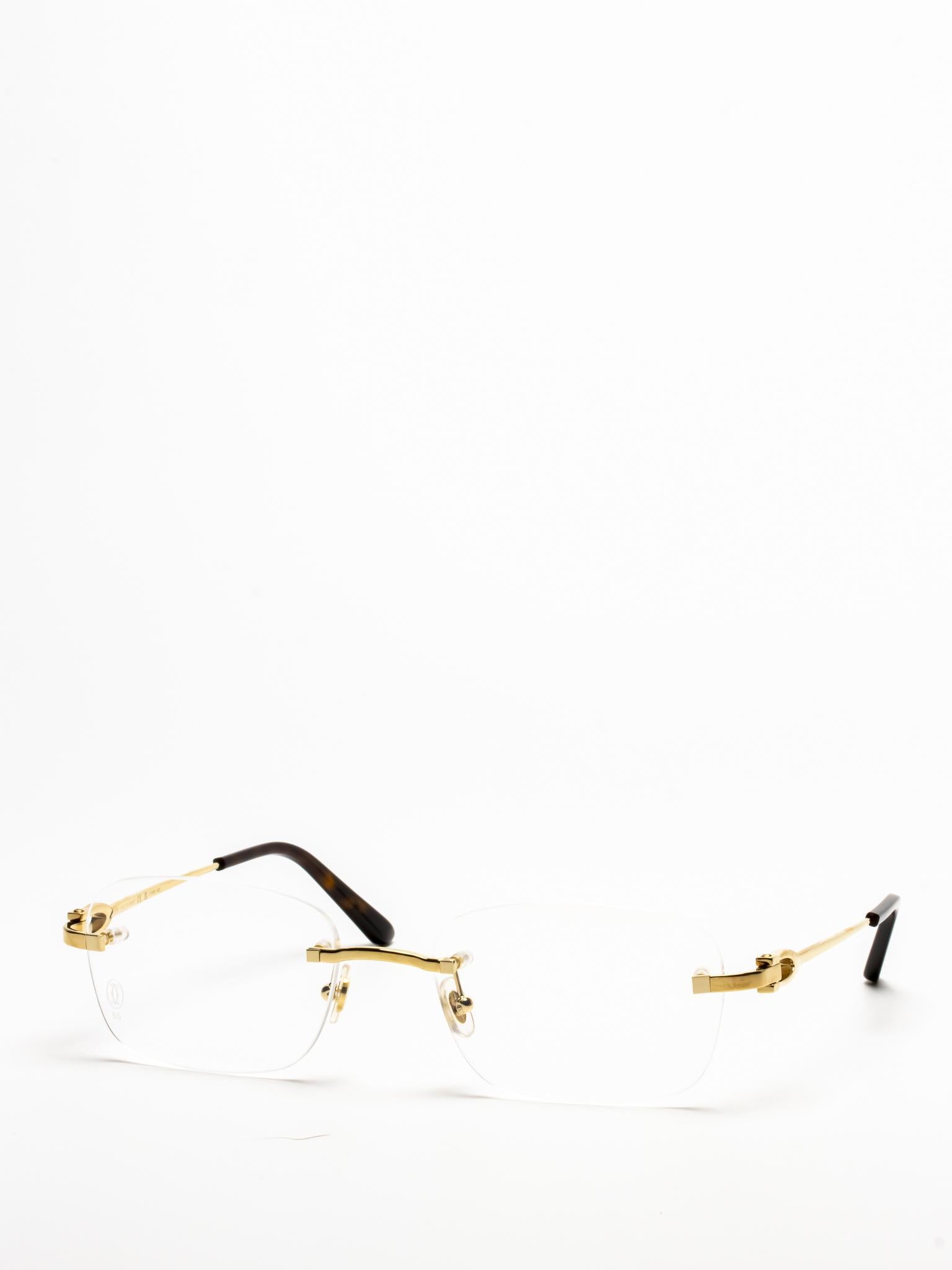 CARTIER | CT0290O 003 | C DÉCOR EYEGLASSES – Hall of Frames Company