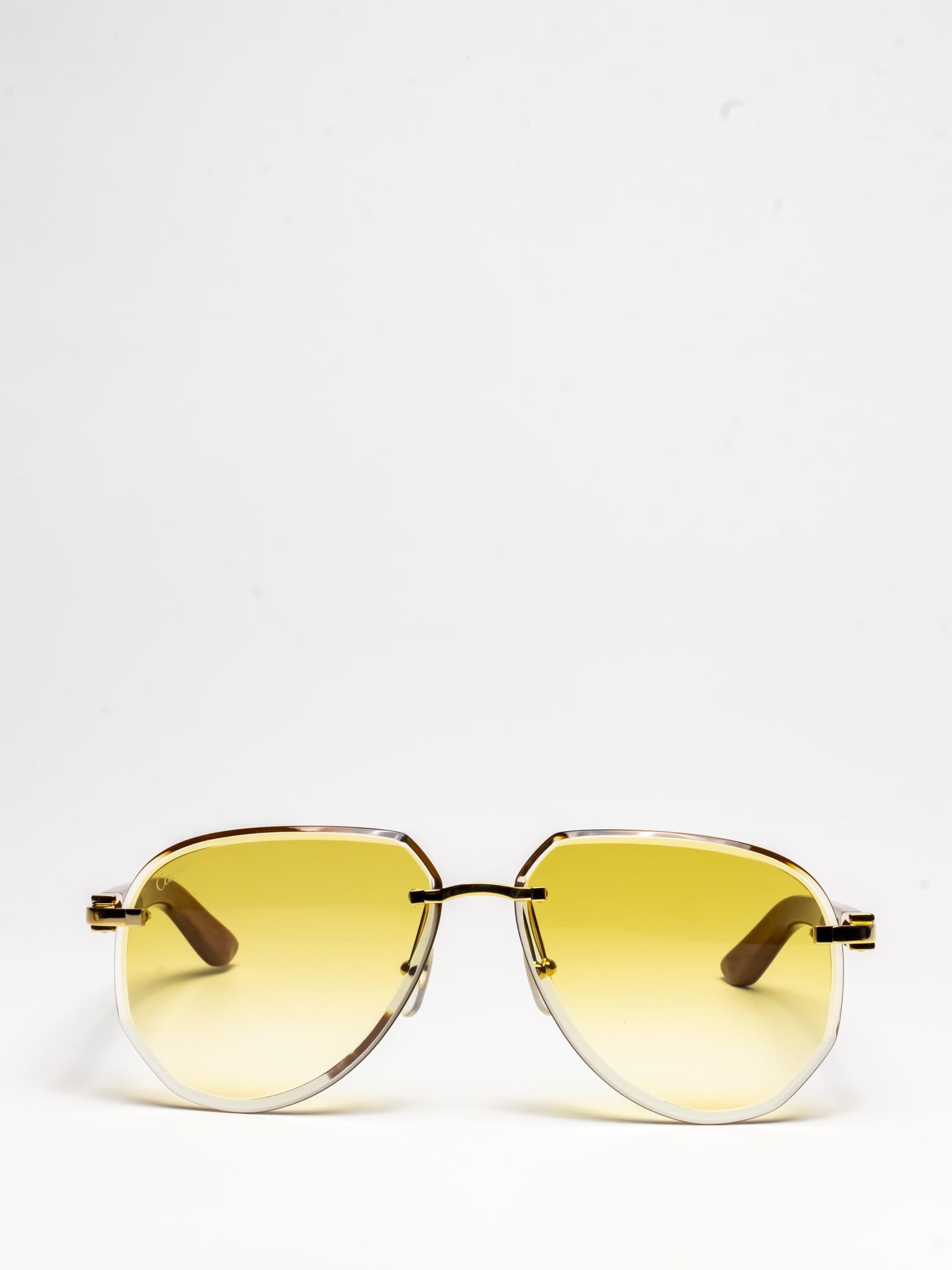 CT0440S 004 | PREMIÈRE DE CARTIER WOOD SUNGLASSES