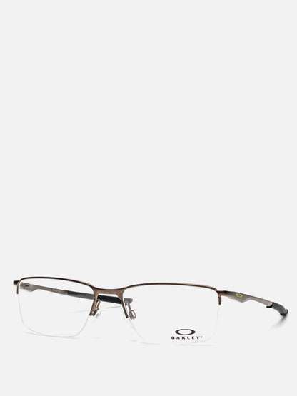 SOCKET 5.5 SATIN MAHOGANY RECTANGULAR EYEGLASSES