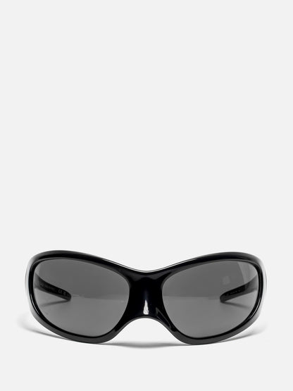 BB0252S 001 BLACK SKIN XXL CAT SUNGLASSES