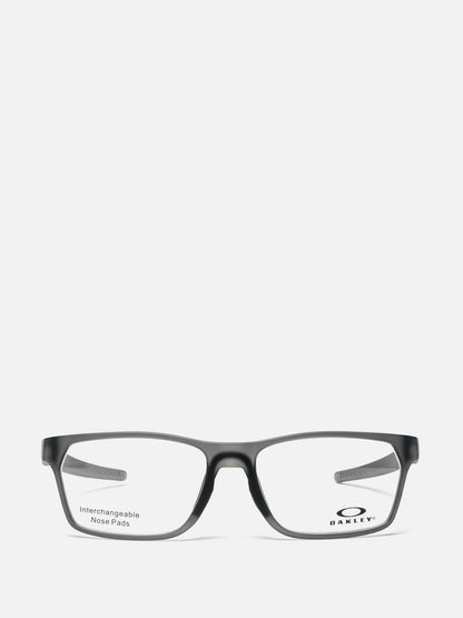 HEX JECTOR SATIN GREY SMOKE OX8032-0255 RECTANGULAR EYEGLASSES
