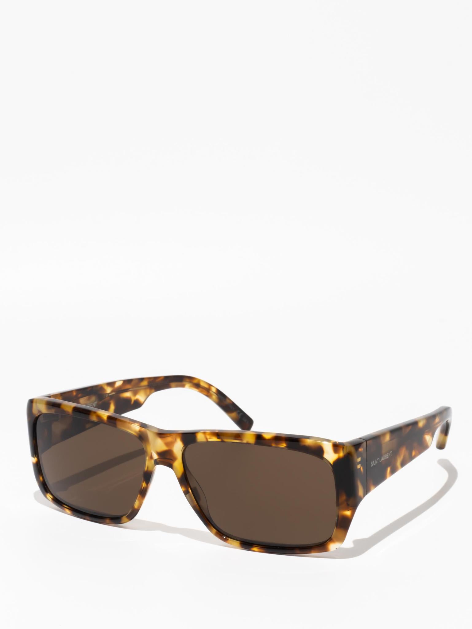 SAINT LAURENT | SL 366 Lenny 005 | TORTOISE | RECTANGLE SUNGLASSES