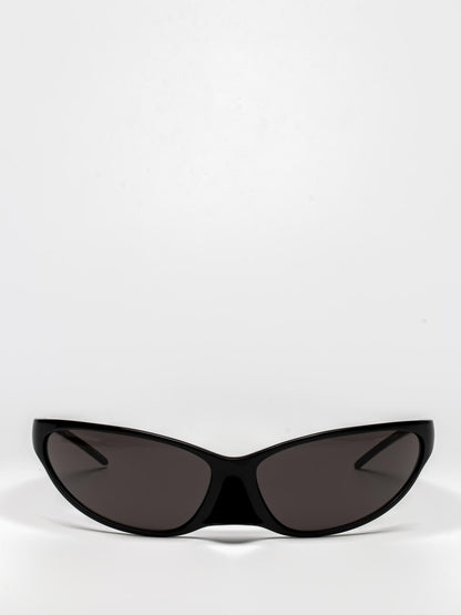 BALENCIAGA | OVAL SUNGLASSES | BLACK | BB0349S 001