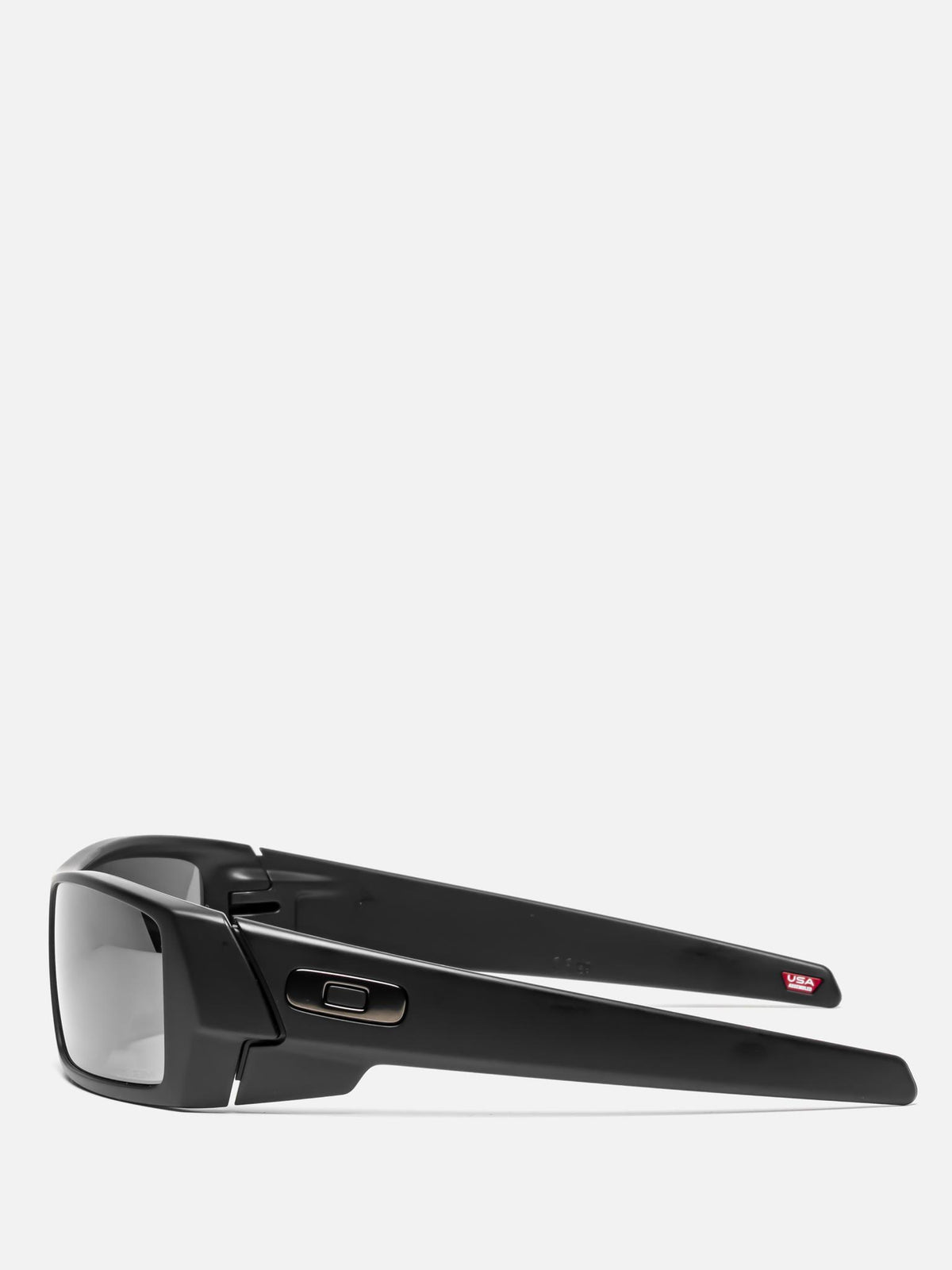 GASCAN MATTE BLACK RECTANGULAR SUNGLASSES