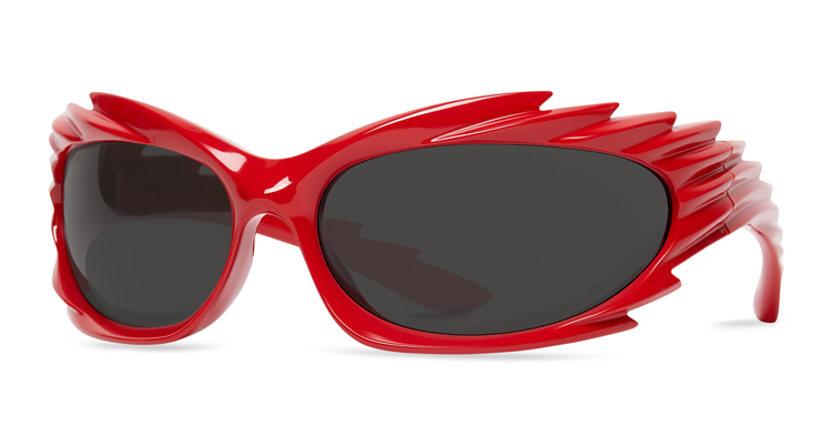 SPIKE RECTANGLE SUNGLASSES | RED| BB 0255S 004