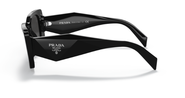 PRADA SUNGLASSES POLARIZED Black Grey Gradient Gunmetal PR52PS SPR 52P  5AV-5W1 $209.53 - PicClick